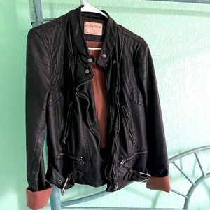 Free People Leather Jacket